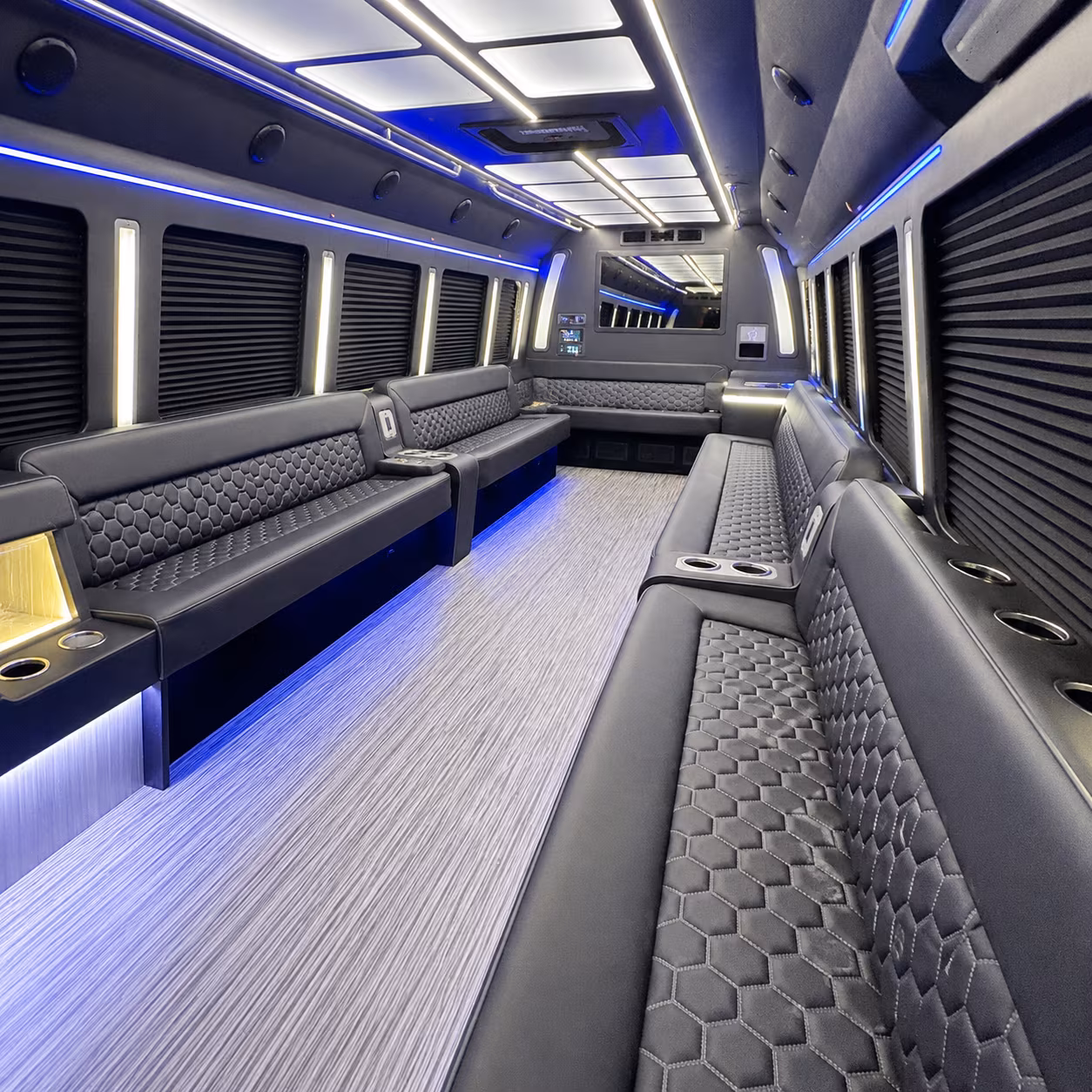 Fort Lauderdale Birthday, Sweet 16, & Quinceañera Transportation party bus exterior