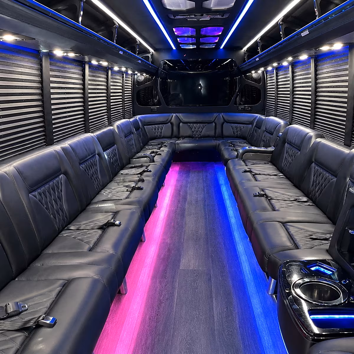 Fort Lauderdale Private Event Transportation onboard seating