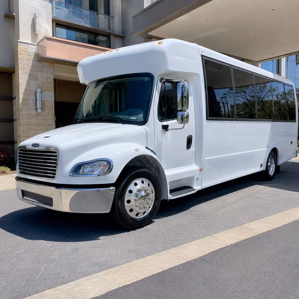 Fort Lauderdale School Event Transportation party bus exterior