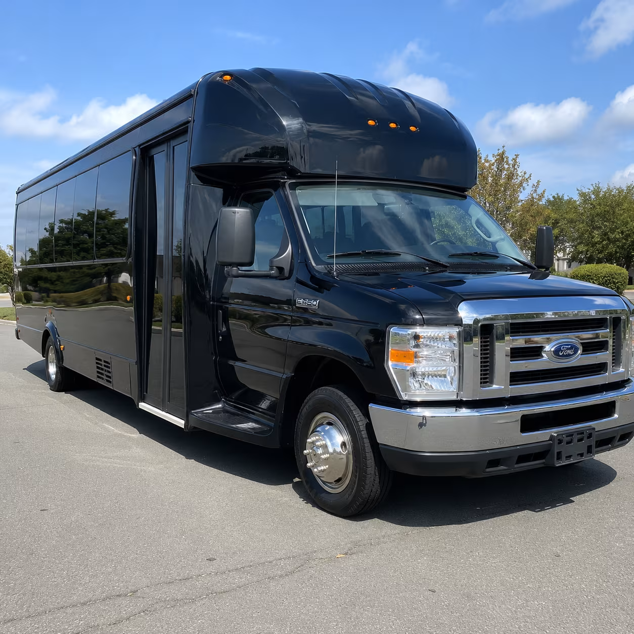 Fort Lauderdale Wedding Transportation party bus exterior
