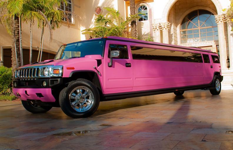 Fort Lauderdale Pink Hummer Limo